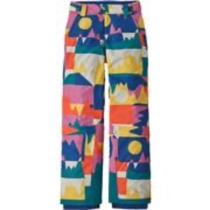 NEW PATAGONIA Frontera Powder Town INSULATED Pants Snow Girls SKI BLUE NWT 10 M